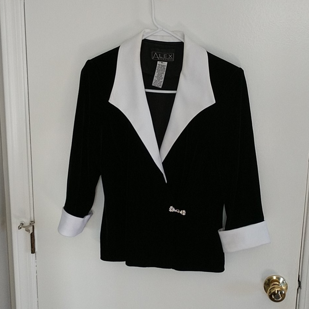 Black evening suit